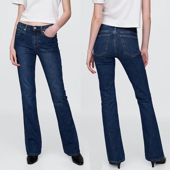 Gap Mid Rise Baby Boot Jeans 28T - Picture 1 of 11